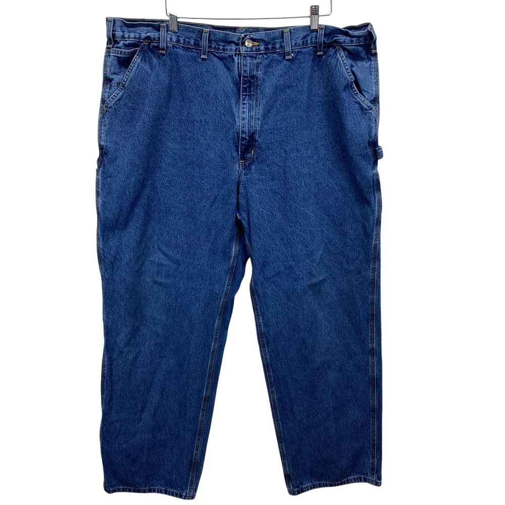 Carhartt Mens Loose Fit Carpenter Jeans 46x32 (45x30.5)‎ Blue Denim Workwear